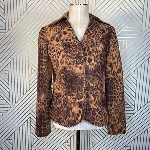 Joseph Ribkoff Leopard Print Blazer